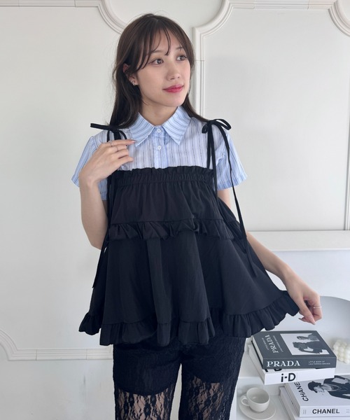 セール】2WAYフリルキャミソール/ フリルスカート（キャミソール