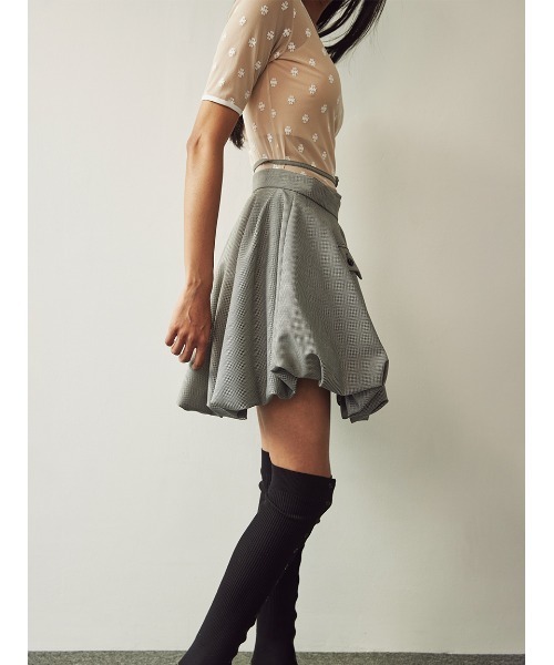 SORIN(ソリン )の「Asymmetry Balloon Skirt(スカート・レディース・チェック/ブラック・38/36)」の17枚目の写真