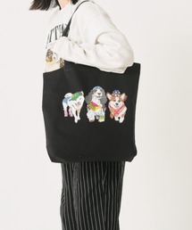 go slow caravan（ゴースローキャラバン）の「キャンバスアニマル柄トートバッグ(M1)（トートバッグ）」