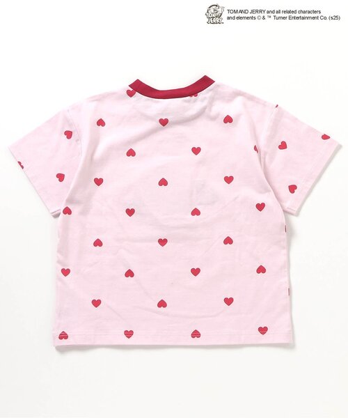 Tom＆Jerry（トムアンドジェリー）の「トムとジェリー 総柄モチーフＴシャツ（Tシャツ/カットソー・キッズ・ピンク/イエロー/サックスブルー・80/90/100/110/120/130）」の13枚目の写真