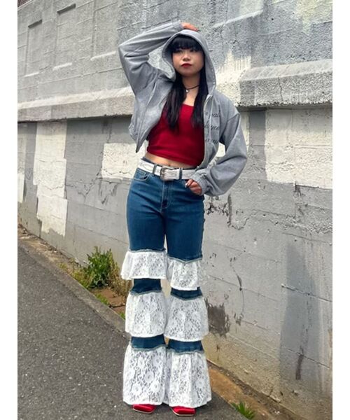 jouetie(ジュエティ)の「マルチWAYチューブトップ(キャミソール・レディース・ブラウン/レッド/ブラック/ブルー/オフホワイト・MEDIUM)」の8枚目の写真