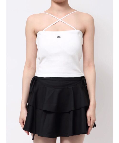 jouetie(ジュエティ)の「マルチWAYチューブトップ(キャミソール・レディース・ブラウン/レッド/ブラック/ブルー/オフホワイト・MEDIUM)」の21枚目の写真