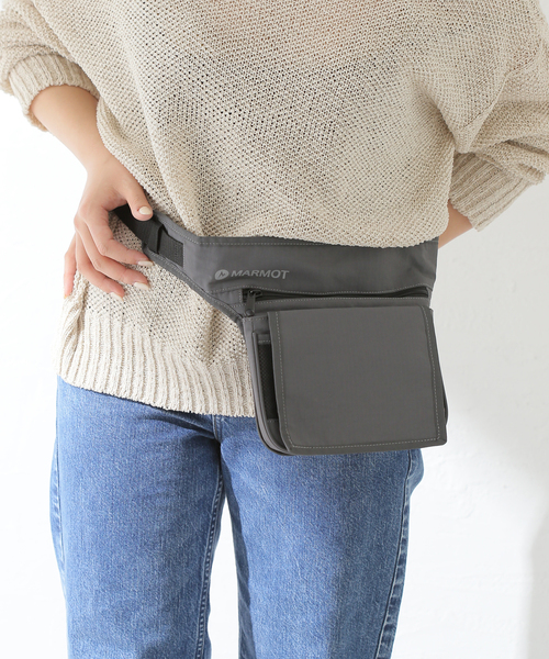 CITYSHOP（シティーショップ）の「MARMOT CAPITAL WAIST BAG 25SS-G-02：ウエストポーチ（ボディバッグ/ウエストポーチ・レディース・ホワイト・FREE）」の11枚目の写真