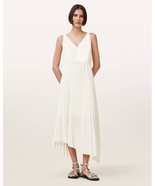 ALLSAINTS(オールセインツ)の「LEIA HARLEY MAXI DRESS | LEIA HARLEY マキシ ドレス・ワンピース(ワンピース・レディース・ホワイト・S/M/XS/L)」の4枚目の写真
