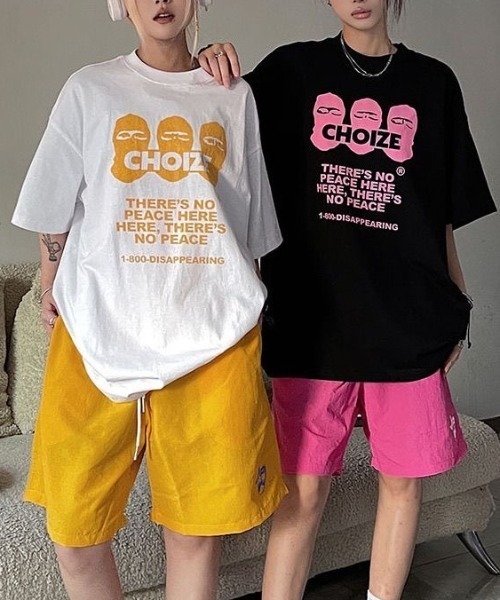 SHEENA(シーナ)の「オーバーサイズグラフィックロゴプリントTシャツ(Tシャツ/カットソー・レディース・ブラック/ホワイト・M)」の4枚目の写真