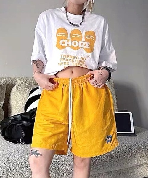 SHEENA(シーナ)の「オーバーサイズグラフィックロゴプリントTシャツ(Tシャツ/カットソー・レディース・ブラック/ホワイト・M)」の12枚目の写真
