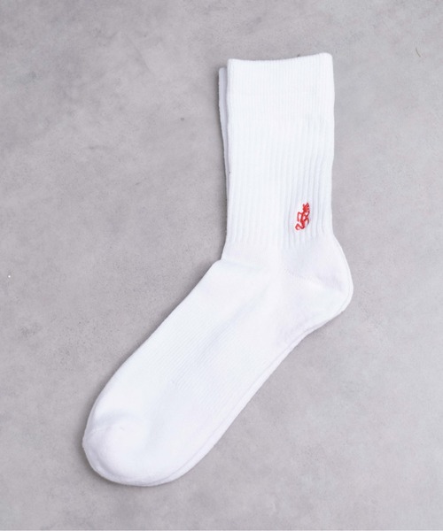 Gramicci（グラミチ）の「★GRAMICCI★BASIC CREW SOCKS（ソックス/靴下・メンズ・ブラック/その他/ホワイト・25-27/23-25）」の14枚目の写真