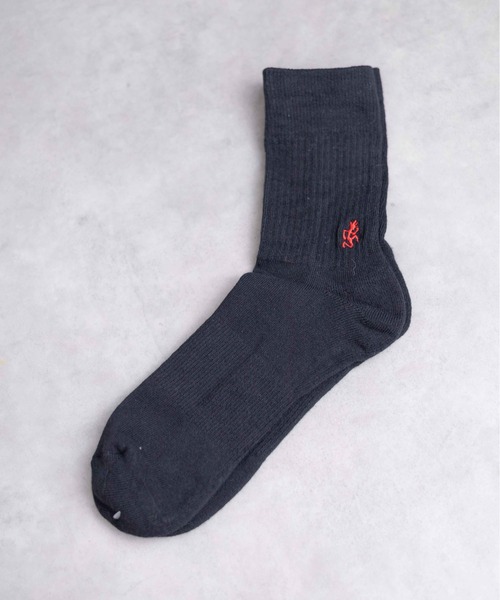 Gramicci（グラミチ）の「★GRAMICCI★BASIC CREW SOCKS（ソックス/靴下・メンズ・ブラック/その他/ホワイト・25-27/23-25）」の11枚目の写真