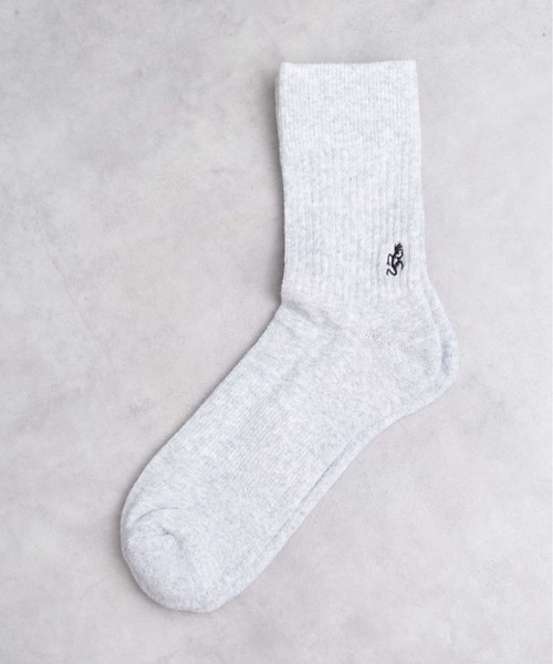 Gramicci（グラミチ）の「★GRAMICCI★BASIC CREW SOCKS（ソックス/靴下・メンズ・ブラック/その他/ホワイト・25-27/23-25）」の6枚目の写真