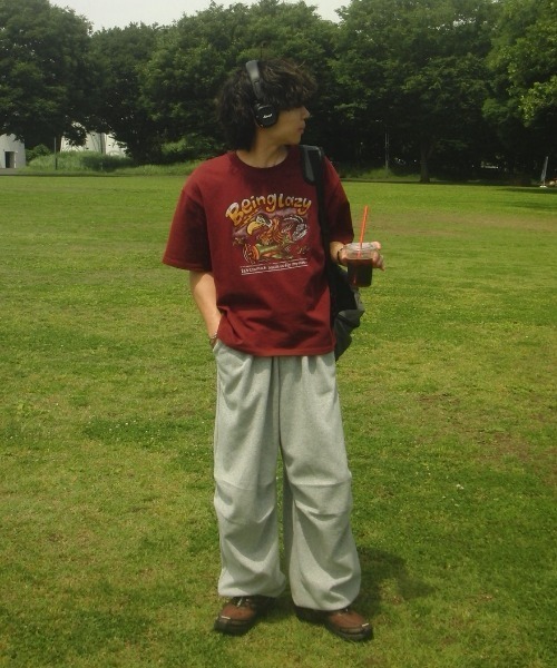 INTER FACTORY（インターファクトリー）の「りゅうせい - オリジナルグラフィックTシャツ made in INTER FACTORY（Tシャツ/カットソー・メンズ・ブラック/バーガンディー・MEDIUM/LARGE）」の20枚目の写真