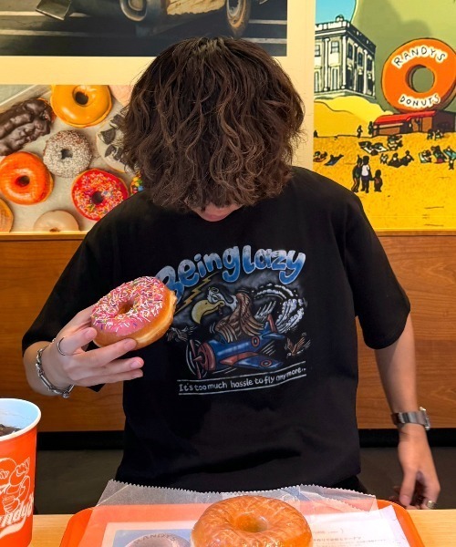 INTER FACTORY（インターファクトリー）の「りゅうせい - オリジナルグラフィックTシャツ made in INTER FACTORY（Tシャツ/カットソー・メンズ・ブラック/バーガンディー・MEDIUM/LARGE）」の14枚目の写真