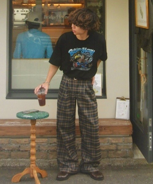 INTER FACTORY（インターファクトリー）の「りゅうせい - オリジナルグラフィックTシャツ made in INTER FACTORY（Tシャツ/カットソー・メンズ・ブラック/バーガンディー・MEDIUM/LARGE）」の9枚目の写真