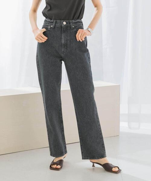 NEEDBY heritage（ニードバイヘリテージ）の「NEEDBY heritage　LEAH PANTS（デニムパンツ・レディース・ブルー/ダークグレー・24/25/26）」の5枚目の写真