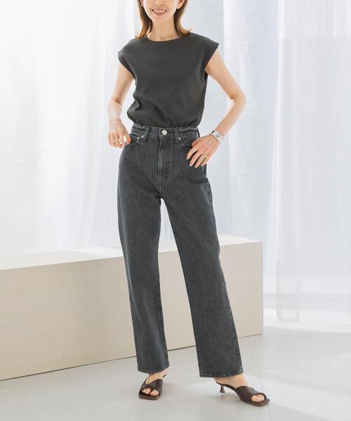 NEEDBY heritage（ニードバイヘリテージ）の「NEEDBY heritage　LEAH PANTS（デニムパンツ・レディース・ブルー/ダークグレー・24/25/26）」の7枚目の写真