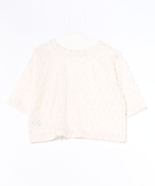 LOWRYS FARM(ローリーズファーム)の「フェザーチュール5S 323039(Tシャツ/カットソー・レディース・グレー/ブラック/アイボリー・FREE)」の20枚目の写真