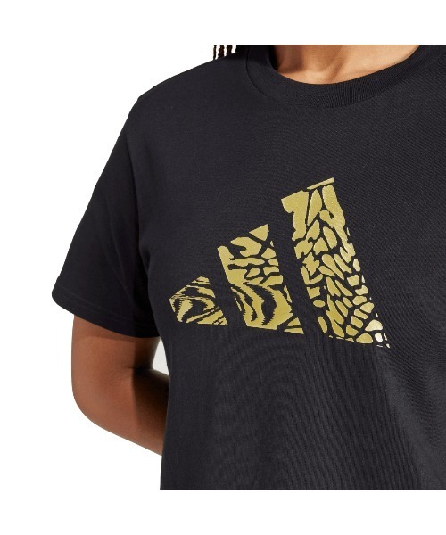 adidas(アディダス)の「アディダス adidas Tech Illustrate Graphic 半袖Tシャツ(Tシャツ/カットソー・レディース・ホワイト/ブラック・S/M/L/XL)」の10枚目の写真
