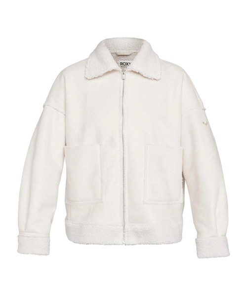 ROXY(ロキシー)の「TRUE ROMANCE /ロキシーボアジャケット(ブルゾン・レディース・ホワイト・X-SMALL/SMALL/MEDIUM)」の8枚目の写真