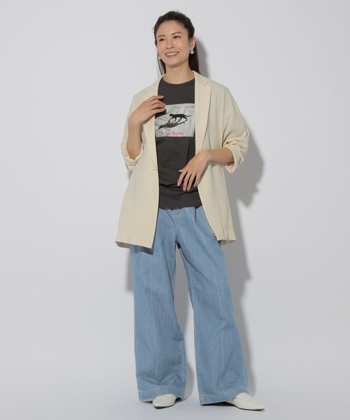 Elura（エルーラ）の「大人サマーイージーデニムパンツ＜低身長サイズあり＞/324898（デニムパンツ・レディース・ネイビー/ライトブルー・SMALL/FREE(S)/LARGE/MEDIUM）」の15枚目の写真