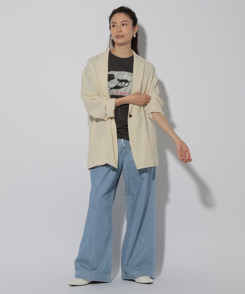 Elura（エルーラ）の「大人サマーイージーデニムパンツ＜低身長サイズあり＞/324898（デニムパンツ・レディース・ネイビー/ライトブルー・SMALL/FREE(S)/LARGE/MEDIUM）」の16枚目の写真