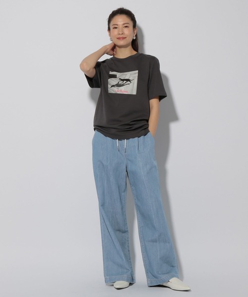 Elura（エルーラ）の「大人サマーイージーデニムパンツ＜低身長サイズあり＞/324898（デニムパンツ・レディース・ネイビー/ライトブルー・SMALL/FREE(S)/LARGE/MEDIUM）」の18枚目の写真