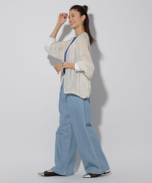 同梱　専用 セール】大人サマーイージーデニムパンツ＜低身長サイズあり