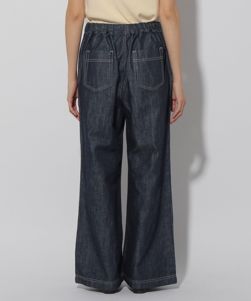 Elura（エルーラ）の「大人サマーイージーデニムパンツ＜低身長サイズあり＞/324898（デニムパンツ・レディース・ネイビー/ライトブルー・SMALL/FREE(S)/LARGE/MEDIUM）」の8枚目の写真