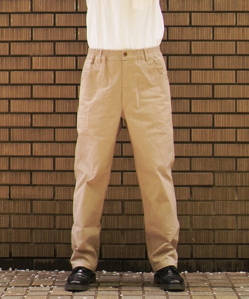 BROOKLYN OVERALL（ブルックリンオーバーオール）の「イージーカーゴパンツ（カーゴパンツ・メンズ・ベージュ/カモフラージュ・LARGE/MEDIUM）」の2枚目の写真