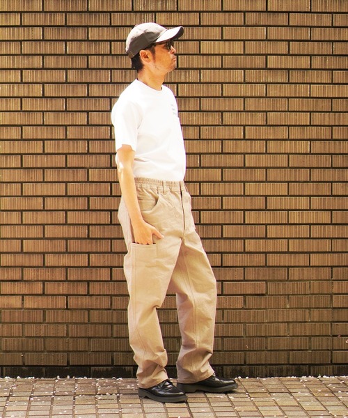 BROOKLYN OVERALL（ブルックリンオーバーオール）の「イージーカーゴパンツ（カーゴパンツ・メンズ・ベージュ/カモフラージュ・LARGE/MEDIUM）」の12枚目の写真