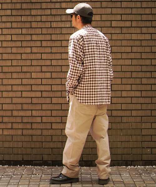 BROOKLYN OVERALL（ブルックリンオーバーオール）の「イージーカーゴパンツ（カーゴパンツ・メンズ・ベージュ/カモフラージュ・LARGE/MEDIUM）」の18枚目の写真