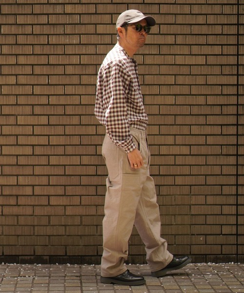 BROOKLYN OVERALL（ブルックリンオーバーオール）の「イージーカーゴパンツ（カーゴパンツ・メンズ・ベージュ/カモフラージュ・LARGE/MEDIUM）」の20枚目の写真