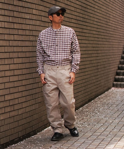 BROOKLYN OVERALL（ブルックリンオーバーオール）の「イージーカーゴパンツ（カーゴパンツ・メンズ・ベージュ/カモフラージュ・LARGE/MEDIUM）」の21枚目の写真