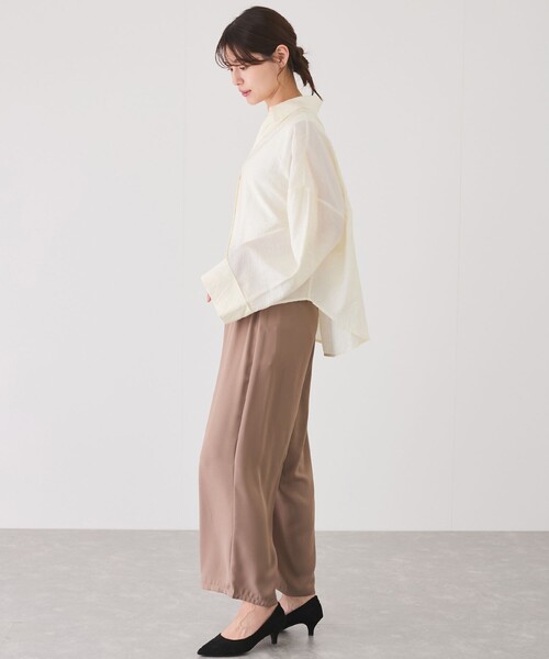 Jayro(ジャイロ)の「【EC限定】スキッパーシャツ(シャツ/ブラウス・レディース・ホワイト/ベージュ/ネイビー/ブルー系その他6・M)」の9枚目の写真