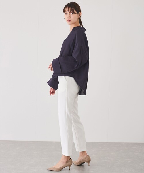 Jayro(ジャイロ)の「【EC限定】スキッパーシャツ(シャツ/ブラウス・レディース・ホワイト/ベージュ/ネイビー/ブルー系その他6・M)」の16枚目の写真