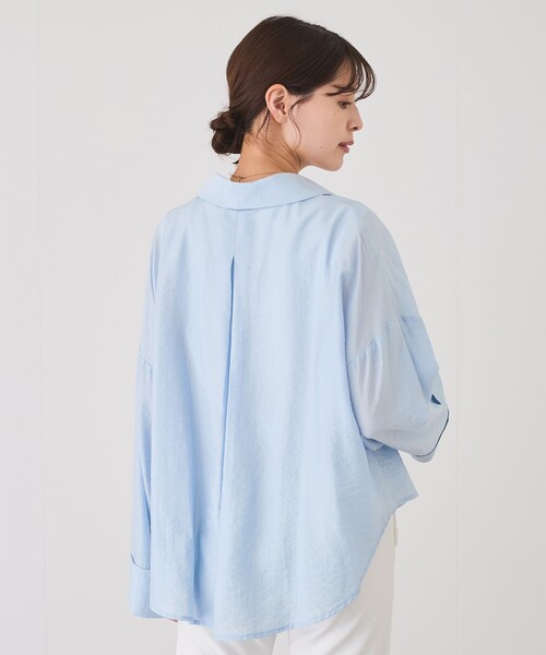 Jayro(ジャイロ)の「【EC限定】スキッパーシャツ(シャツ/ブラウス・レディース・ホワイト/ベージュ/ネイビー/ブルー系その他6・M)」の21枚目の写真