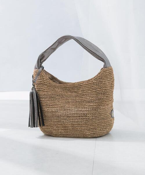 URBAN RESEARCH ROSSO WOMEN（アーバンリサーチ　ロッソ）の「VIOLAd’ORO　アバカワンショルダーバッグ（かごバッグ・レディース・ブラウン系その他/ブラウン・-）」の3枚目の写真