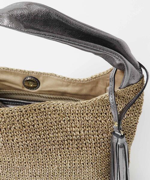 URBAN RESEARCH ROSSO WOMEN（アーバンリサーチ　ロッソ）の「VIOLAd’ORO　アバカワンショルダーバッグ（かごバッグ・レディース・ブラウン系その他/ブラウン・-）」の5枚目の写真