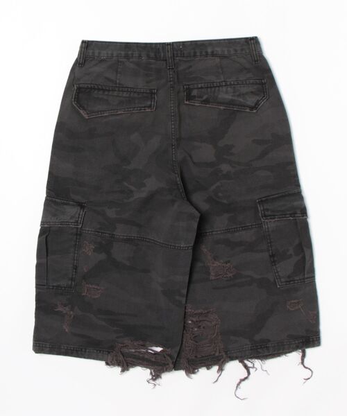 XU エックスユー denim wide half pants XU】denim wide half pants（デニムパンツ）｜XU（エックスユー