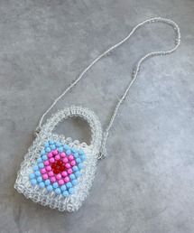 HOOK（フック）の「ビーズミニハンドバッグ（メッセンジャーバッグ）」