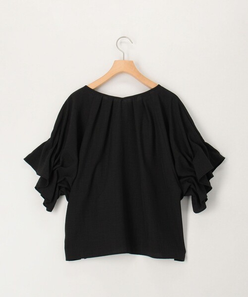 MICO COULIER（ミコクリエ）の「サップ2WAYブラウス（シャツ/ブラウス・レディース・グレイッシュベージュ/ラベンダー/チャコールグレー・38）」の10枚目の写真