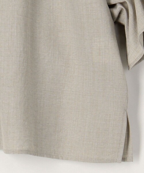 MICO COULIER（ミコクリエ）の「サップ2WAYブラウス（シャツ/ブラウス・レディース・グレイッシュベージュ/ラベンダー/チャコールグレー・38）」の19枚目の写真