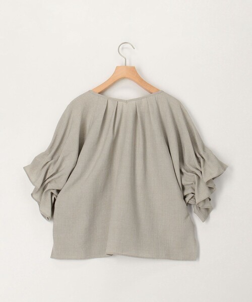 MICO COULIER（ミコクリエ）の「サップ2WAYブラウス（シャツ/ブラウス・レディース・グレイッシュベージュ/ラベンダー/チャコールグレー・38）」の20枚目の写真