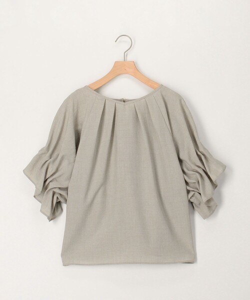 MICO COULIER（ミコクリエ）の「サップ2WAYブラウス（シャツ/ブラウス・レディース・グレイッシュベージュ/ラベンダー/チャコールグレー・38）」の22枚目の写真