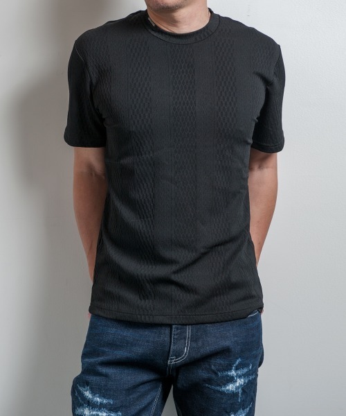 Buffalo Bobs(バッファローボブズ)の「TREAD-CREW(トレッド-クルー)クルーネック Tシャツ(Tシャツ/カットソー・メンズ・ホワイト/ブラック・2-3/3-4/1-2)」の9枚目の写真