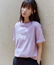 tシャツ 「NICE WEATHER」ウィメンズ コンパクト ロゴ Tシャツ レディース メンズ NICE WEATHER tシャツ 「NICE WEATHER」ロゴ Tシャツ メンズ