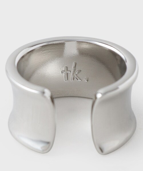 tk.TAKEO KIKUCHI(ティーケータケオキクチ)の「デザインブラスリング(リング・メンズ・シルバー系/シルバー・19)」の6枚目の写真