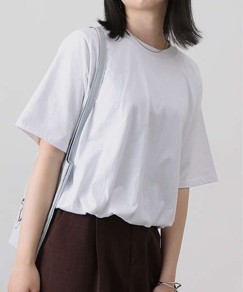 COLONY 2139(コロニートゥーワンスリーナイン)の「カットバルーン半袖トップス(Tシャツ/カットソー・レディース・ブラック/ミント/ホワイト/チャコールグレー・FREE)」の1枚目の写真