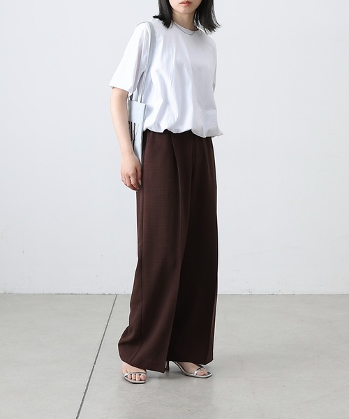 COLONY 2139(コロニートゥーワンスリーナイン)の「カットバルーン半袖トップス(Tシャツ/カットソー・レディース・ブラック/ミント/ホワイト/チャコールグレー・FREE)」の6枚目の写真