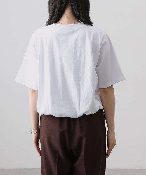 COLONY 2139(コロニートゥーワンスリーナイン)の「カットバルーン半袖トップス(Tシャツ/カットソー・レディース・ブラック/ミント/ホワイト/チャコールグレー・FREE)」の15枚目の写真