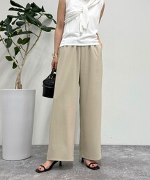 fredy emue | 【低身長サイズ34有り】ドライポリイージーセミワイドパンツ(その他パンツ)