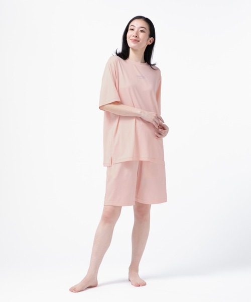 TENTIAL BAKUNE ピンク　パジャマ　 Sサイズ BAKUNE Warm Long Sleeve Mock Neck（ルームウェア/パジャマ